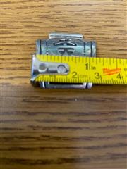 NAVAJO T.BILLY STERLING SILVER WATCH BAND END TIPS 18.8G